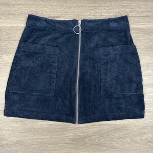 Blue Rain Navy Mini Skirt